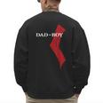 God Of Boy Dad Video Game Tshirt Father's Day Edition Men's Sweatshirt Back Print