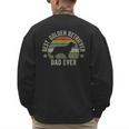 Golden Retriever Dad Dog Shirt Fathers Day Doggy Men's Sweatshirt Back Print