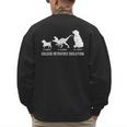Golden Retriever Mom Dad Puppy Dog Owner Dog Lover Men's Sweatshirt Back Print