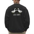 Goose Bumps Humorous Pun For Dad Joke Lover Men's Sweatshirt Back Print