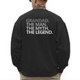 Grandad The Man Myth Legend Grandpa Papa Men's Sweatshirt Back Print Grandad The Man Myth Legend Grandpa Papa Men's Sweatshirt Back Print
