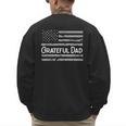 Grateful Dad Father's Day Papa Daddy Best Dad Men's Sweatshirt Back Print