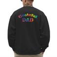 Grateful Dad Fathers Day Tie Dye Letters Shirt For Dads Men's Sweatshirt Back Print Grateful Dad Fathers Day Tie Dye Letters Shirt For Dads Men's Sweatshirt Back Print