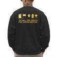 Grilling Art For Men Dad Barbecue Meat Smoking BBQ Men's Sweatshirt Back Print