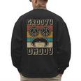 Groovy Daddy 60s Outfit 70s Themed Party Costume Dad Hippie Men's Sweatshirt Back Print
