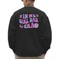 Groovy Retro In My Girl Dad Era Daddy Fathers Day Men's Sweatshirt Back Print