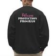 Halloween Dad Mom Daughter Adult Costume Princess Security Men's Sweatshirt Back Print