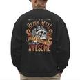 Heavy Metal Cooler Dad Punk Rock Music Lover Men's Sweatshirt Back Print
