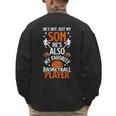 He's Also My Favorite Basketball Player Dad Basketball Dad Men's Sweatshirt Back Print