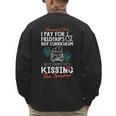 Homeschool Dad Kissing The Teacher Homeschool Dad Men Women Kids Men's Sweatshirt Back Print Homeschool Dad Kissing The Teacher Homeschool Dad Men Women Kids Men's Sweatshirt Back Print