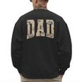 Hunting Dad Duck Camouflage Camo Waterfowl Duck Camo Men Men's Sweatshirt Back Print