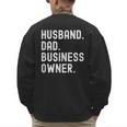 Husband Dad Business Owner CEO Entrepreneur Men Men's Sweatshirt Back Print Husband Dad Business Owner CEO Entrepreneur Men Men's Sweatshirt Back Print
