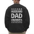 Husband Dad Grandpa Shirt For Him Men's Sweatshirt Back Print