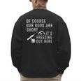 Ice Fishing Art For Men Dad Father Ice Fishing Lover Men's Sweatshirt Back Print