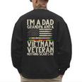 I'm A Dad Grandpa And A Vietnam Veteran Nothing Scares Me Men's Sweatshirt Back Print