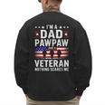 I'm A Dad Pawpaw And A Veteran Shirt Men Grandpa Fathers Day Men's Sweatshirt Back Print I'm A Dad Pawpaw And A Veteran Shirt Men Grandpa Fathers Day Men's Sweatshirt Back Print