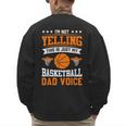 I'm Not Yelling This Is Just My Basketball Dad Voice Men's Sweatshirt Back Print