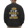 It's My Father's 80th Birthday 80 Years Old Dad Men's Sweatshirt Back Print