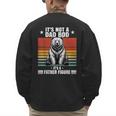 It's Not A Dad Bod It's Father Figure Bear Vintage Men's Sweatshirt Back Print