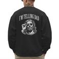 Jesus Im Telling Dad Christian Humor Men Women Kids Men's Sweatshirt Back Print