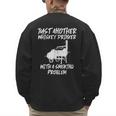 Just Another Bbq Grill Barbecue Meat Grilling Dad Men Men's Sweatshirt Back Print