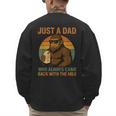 Just A Dad Who Always Came Back With The Milk Bigfoot Men's Sweatshirt Back Print Just A Dad Who Always Came Back With The Milk Bigfoot Men's Sweatshirt Back Print
