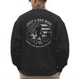 Just A Dad Who Always Came Back With The Milk Daddy Bigfoot Men's Sweatshirt Back Print