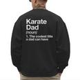 Karate Dad Definition Sports Martial Arts Men's Sweatshirt Back Print