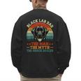 Labrador Retriever Dad Black Lab Dad Men's Sweatshirt Back Print