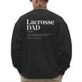 Lacrosse Quote Definition Men Dad Men's Sweatshirt Back Print