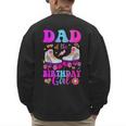 Let's Roll Dad Of The Birthday Girl Roller Skate Birthday Men's Sweatshirt Back Print