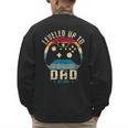 I Leveled Up To Dad 2025 Promoted To Daddy Soon To Be Father Men's Sweatshirt Back Print