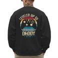 I Leveled Up To Daddy Est 2026 Dad Level Unlocked New Dad Men's Sweatshirt Back Print