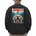 Light Golden Retriever Jowls Top Paws Cream Lab Dog Mom Dad Men's Sweatshirt Back Print