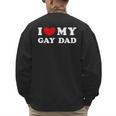 I Love My Gay Dad I Heart My Gay Dad Men's Sweatshirt Back Print