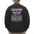 I Am A Lucky Daughter I Have A Crazy Dad Men's Sweatshirt Back Print