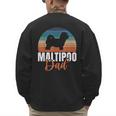 Maltipoo Dad Men's Sweatshirt Back Print