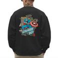 Marvel Captain America Legendary Dad Father's Day Men's Sweatshirt Back Print Marvel Captain America Legendary Dad Father's Day Men's Sweatshirt Back Print