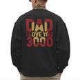 Marvel Iron Man Dad I Love You 3000 Text Fill Father's Day Small Men's Sweatshirt Back Print Marvel Iron Man Dad I Love You 3000 Text Fill Father's Day Small Men's Sweatshirt Back Print