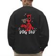 Marvel Super Heroes Pets Deadpool Loves Dogpool Dog Dad Men's Sweatshirt Back Print Marvel Super Heroes Pets Deadpool Loves Dogpool Dog Dad Men's Sweatshirt Back Print
