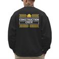 Matching Boys And Dad Mom Construction Digger Birthday Party Men's Sweatshirt Back Print Matching Boys And Dad Mom Construction Digger Birthday Party Men's Sweatshirt Back Print