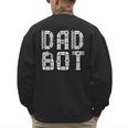 Matching Family Robot Father's Day Dad Bot Men's Sweatshirt Back Print