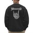 Megadad Retro 90s Hard Rock Band Heavy Metal Father's Day Men's Sweatshirt Back Print