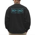 Men Boy Dad Est 2026 Newborn Daddy Father Baby Boy Son Men's Sweatshirt Back Print