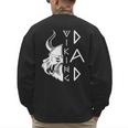 Men Celtic Norse Mythology Viking Dad Men's Sweatshirt Back Print