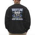 For Men Freestyle Wrestling Dad Men's Sweatshirt Back Print