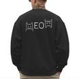 Meow Cat Shirt Meow Kitty Cats Mom And Cat Dad Men's Sweatshirt Back Print Meow Cat Shirt Meow Kitty Cats Mom And Cat Dad Men's Sweatshirt Back Print