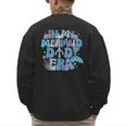 In My Mermaid Dad Era Family Matching Birthday Party Daddy Men's Sweatshirt Back Print