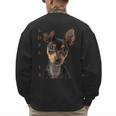 Miniature Pinscher Shirt Dog Mom Dad Tshirt Love Puppy Pet Men's Sweatshirt Back Print