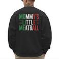 Mommy's Little Meatball Italian Quote Family Dad Mom Kids Men's Sweatshirt Back Print